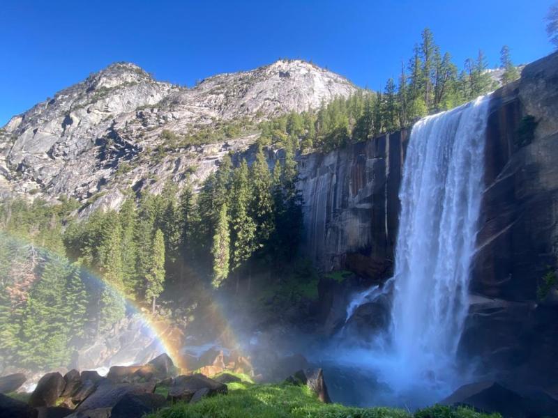 Ruta senderista Mist Trail en Yosemite y Valley&nbsp;View